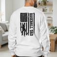 Baseball Dad Retro American USA Flag Baseball Father's Day Men's Sweatshirt Back Print Baseball Dad Retro American USA Flag Baseball Father's Day Men's Sweatshirt Back Print