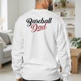 Baseball Dad Script Men's Sweatshirt Back Print