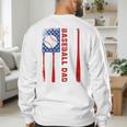 Baseball Dad USA American Flag Father's Day 4th Of July Premium Men's Sweatshirt Back Print Baseball Dad USA American Flag Father's Day 4th Of July Premium Men's Sweatshirt Back Print