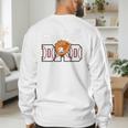 Baseball Dad Vintage Sports Fathers Day Baseball Fan Premium Men's Sweatshirt Back Print
