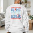 In My Baseball Papa Era Groovy Baseball Dad Family Matching Premium Men's Sweatshirt Back Print