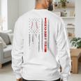 Father's Day USA Flag Patriotic Baseball Dad Premium Men's Sweatshirt Back Print Father's Day USA Flag Patriotic Baseball Dad Premium Men's Sweatshirt Back Print