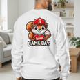 Game Day Baseball Dad Baseball Mam Father's Day Premium Men's Sweatshirt Back Print