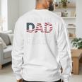 Homerun Baseball Dad Baseball Lovers Father Fathers Day Premium Men's Sweatshirt Back Print