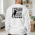 Mind Your Business i Need Money To Pay For Baseball Dad Premium Men's Sweatshirt Back Print Mind Your Business i Need Money To Pay For Baseball Dad Premium Men's Sweatshirt Back Print