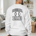 Minimalist Baseball Dad Men's Sweatshirt Back Print Minimalist Baseball Dad Men's Sweatshirt Back Print