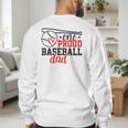 One Proud Baseball Dad Sporty Humor Men's Sweatshirt Back Print One Proud Baseball Dad Sporty Humor Men's Sweatshirt Back Print