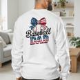 Patriotic Baseball Dad 4th Of July For All American Fathers Men's Sweatshirt Back Print Patriotic Baseball Dad 4th Of July For All American Fathers Men's Sweatshirt Back Print