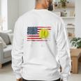 Patriotic Softball Dad Like A Baseball Dad Raglan Baseball Tee Men's Sweatshirt Back Print Patriotic Softball Dad Like A Baseball Dad Raglan Baseball Tee Men's Sweatshirt Back Print