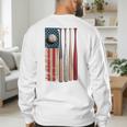 Patriotic USA Flag American Baseball Dad 4th Of July Men's Sweatshirt Back Print Patriotic USA Flag American Baseball Dad 4th Of July Men's Sweatshirt Back Print