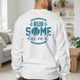Rub Some Dirt On It Sports Coach Fans Baseball Dad Men's Sweatshirt Back Print Rub Some Dirt On It Sports Coach Fans Baseball Dad Men's Sweatshirt Back Print