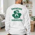 Shamrock Baseball Dad St Patricks Irish Ireland St Paddys Men's Sweatshirt Back Print Shamrock Baseball Dad St Patricks Irish Ireland St Paddys Men's Sweatshirt Back Print