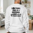 Softball Dad Like a Baseball Dad Only With Bigger Hands Men's Sweatshirt Back Print Softball Dad Like a Baseball Dad Only With Bigger Hands Men's Sweatshirt Back Print