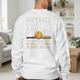 Softball Dad Sports Humor Like Baseball Dad With Big Balls Premium Tri-Blend Men's Sweatshirt Back Print