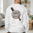 Vintage Father's Day 1 Baseball Dad Baseball Lovers Players Men's Sweatshirt Back Print Vintage Father's Day 1 Baseball Dad Baseball Lovers Players Men's Sweatshirt Back Print