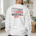 Vintage One Proud Baseball Dad Sporty Humor Men's Sweatshirt Back Print