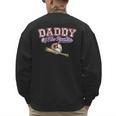 1st One Birthday Baseball Dad Daddy Of The Rookie Vintage Men's Sweatshirt Back Print
