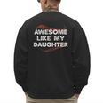 Awesome Like My Daughter Baseball Dad Men's Sweatshirt Back Print Awesome Like My Daughter Baseball Dad Men's Sweatshirt Back Print