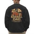 Baseball Dad – Always In The Stands Always Loud Retro Men's Sweatshirt Back Print Baseball Dad – Always In The Stands Always Loud Retro Men's Sweatshirt Back Print