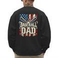 Baseball Dad American USA Flag Dada Men Baseball Fathers Day Men's Sweatshirt Back Print Baseball Dad American USA Flag Dada Men Baseball Fathers Day Men's Sweatshirt Back Print