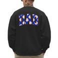 Baseball Dad Bold Varsity Style Letters Sport Themed Men's Sweatshirt Back Print Baseball Dad Bold Varsity Style Letters Sport Themed Men's Sweatshirt Back Print