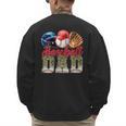 Baseball Dad Camo Father's Day Baseball Stuff Men Men's Sweatshirt Back Print