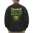 Baseball Dad Camo Ice Cream Baseball Father's Day Men's Sweatshirt Back Print
