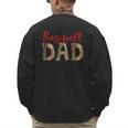 Baseball Dad Camouflage Camo Flag Military Father's Day Men's Sweatshirt Back Print Baseball Dad Camouflage Camo Flag Military Father's Day Men's Sweatshirt Back Print