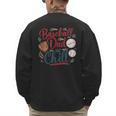 Baseball Dad And Chill Funny For Baseball Lovers Men's Sweatshirt Back Print Baseball Dad And Chill Funny For Baseball Lovers Men's Sweatshirt Back Print