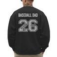 BASEBALL DAD CLASS OF 2026 BASEBALL DAD 26 SWAG CLASS 26 Men's Sweatshirt Back Print BASEBALL DAD CLASS OF 2026 BASEBALL DAD 26 SWAG CLASS 26 Men's Sweatshirt Back Print
