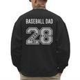 BASEBALL DAD CLASS OF 2028 BASEBALL DAD 28 CLASS OF 28 Men's Sweatshirt Back Print
