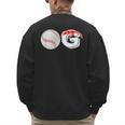 Baseball Dad Coach Men Baseball OG Old School Baller Men's Sweatshirt Back Print