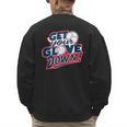 Baseball Dad Coach Training Saying Get Your Glove Down Men's Sweatshirt Back Print