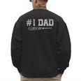 Baseball Dad Daddy Father's Day Number One Baseball Dad Men's Sweatshirt Back Print Baseball Dad Daddy Father's Day Number One Baseball Dad Men's Sweatshirt Back Print