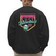 Baseball Dad Drip Home Plate Dripping Ice Cream Men's Sweatshirt Back Print