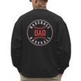 Baseball Dad Father Family Matching Men's Sweatshirt Back Print