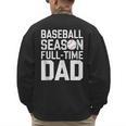 Baseball Dad Father Homerun Fathers Day Baseball Lovers Men's Sweatshirt Back Print Baseball Dad Father Homerun Fathers Day Baseball Lovers Men's Sweatshirt Back Print