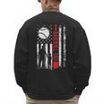 Baseball Dad Father And Son Baseball Love Men's Sweatshirt Back Print Baseball Dad Father And Son Baseball Love Men's Sweatshirt Back Print
