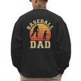 Baseball Dad Father Son Proud Daddy Papa Grandpa Sports Men's Sweatshirt Back Print Baseball Dad Father Son Proud Daddy Papa Grandpa Sports Men's Sweatshirt Back Print