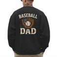 Baseball Dad Fathers Day American USA Flag Men Boys Kids Men's Sweatshirt Back Print Baseball Dad Fathers Day American USA Flag Men Boys Kids Men's Sweatshirt Back Print