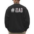Baseball Dad Father's Day Baseball Player Fan Daddy Papa Men's Sweatshirt Back Print Baseball Dad Father's Day Baseball Player Fan Daddy Papa Men's Sweatshirt Back Print