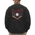 Baseball Dad Father's Day Vintage Retro Sarcastic Dad Men's Sweatshirt Back Print Baseball Dad Father's Day Vintage Retro Sarcastic Dad Men's Sweatshirt Back Print