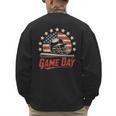 Baseball Dad Game Day USA Flag Men's Sweatshirt Back Print Baseball Dad Game Day USA Flag Men's Sweatshirt Back Print