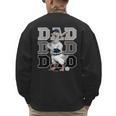 Baseball Dad Goose Sports Lover Father's Day Tee Men's Sweatshirt Back Print Baseball Dad Goose Sports Lover Father's Day Tee Men's Sweatshirt Back Print