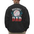 Baseball Dad Happy Fathers Day Dad Daddy Baseball Lover Men's Sweatshirt Back Print Baseball Dad Happy Fathers Day Dad Daddy Baseball Lover Men's Sweatshirt Back Print