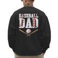 Baseball Dad Happy Fathers Day For Men Boys Kid Men's Sweatshirt Back Print Baseball Dad Happy Fathers Day For Men Boys Kid Men's Sweatshirt Back Print