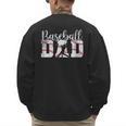 Baseball Dad Happy Fathers Day For Men Boys Baseball Lovers Men's Sweatshirt Back Print