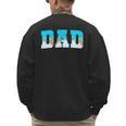 Baseball Dad Ice Cream Drip Happy Fathers Day Men's Sweatshirt Back Print Baseball Dad Ice Cream Drip Happy Fathers Day Men's Sweatshirt Back Print