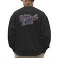 Baseball Dad Graphic Men's Sweatshirt Back Print