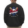 Baseball Dad Baseball Men's Sweatshirt Back Print Baseball Dad Baseball Men's Sweatshirt Back Print